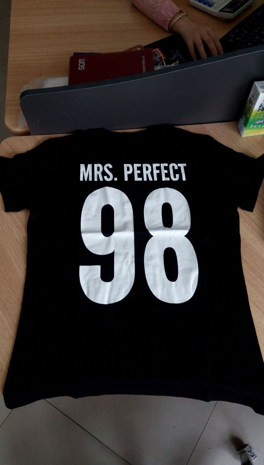 Mr and Mrs Perfect Shirts For Couples - BigBeryl