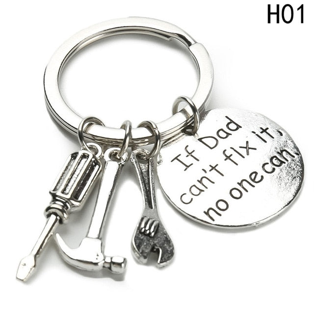 If Dad Can't Fix It No One Can Keychains For Dad - BigBeryl