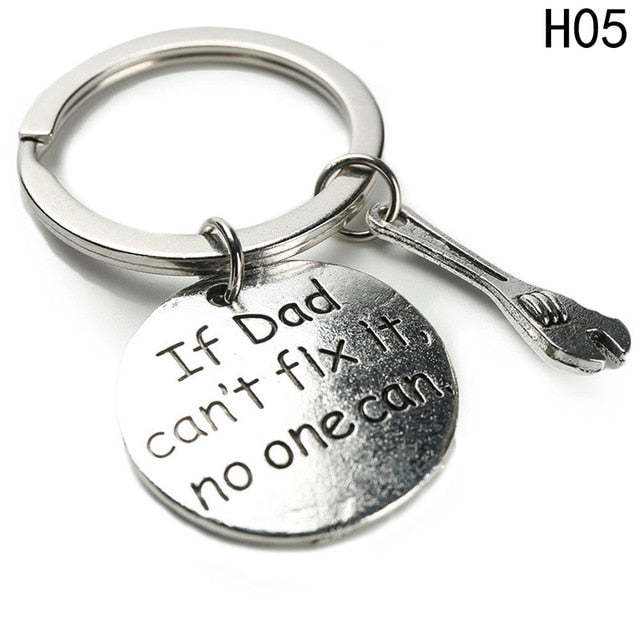 If Dad Can't Fix It No One Can Keychains For Dad - BigBeryl