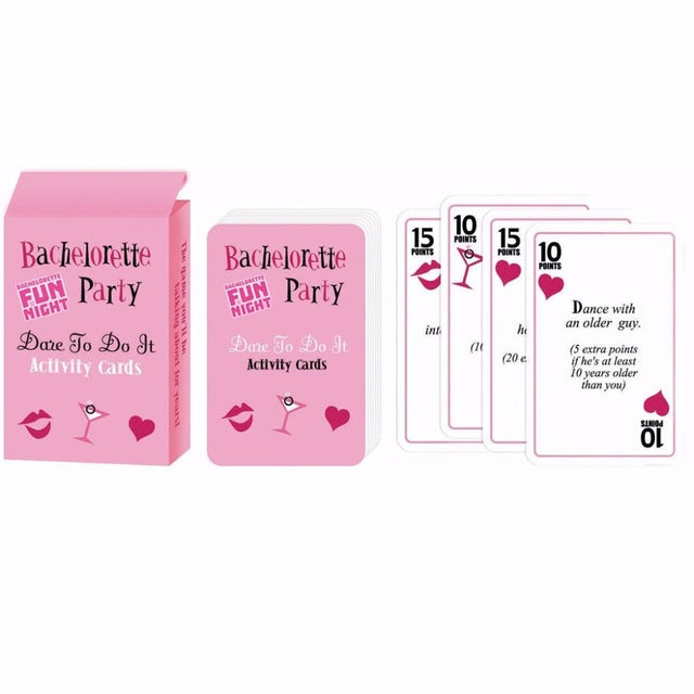 Exclusive Dare To Do Cards Bachelorette Party Games - BigBeryl
