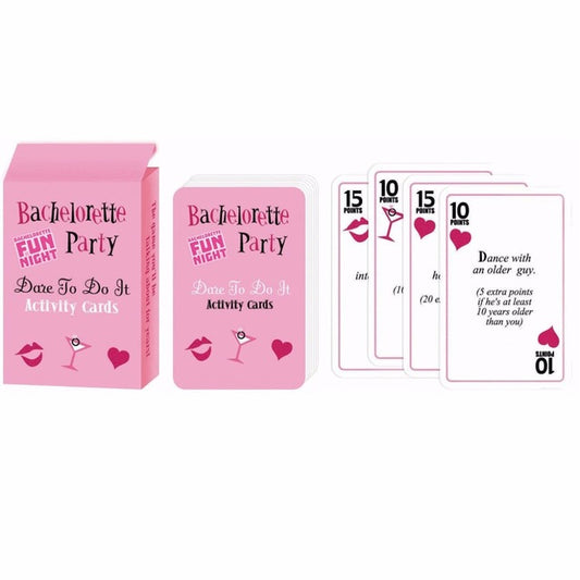 Exclusive Dare To Do Cards Bachelorette Party Games - BigBeryl