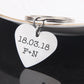 Custom Engraved Heart Keychain - BigBeryl