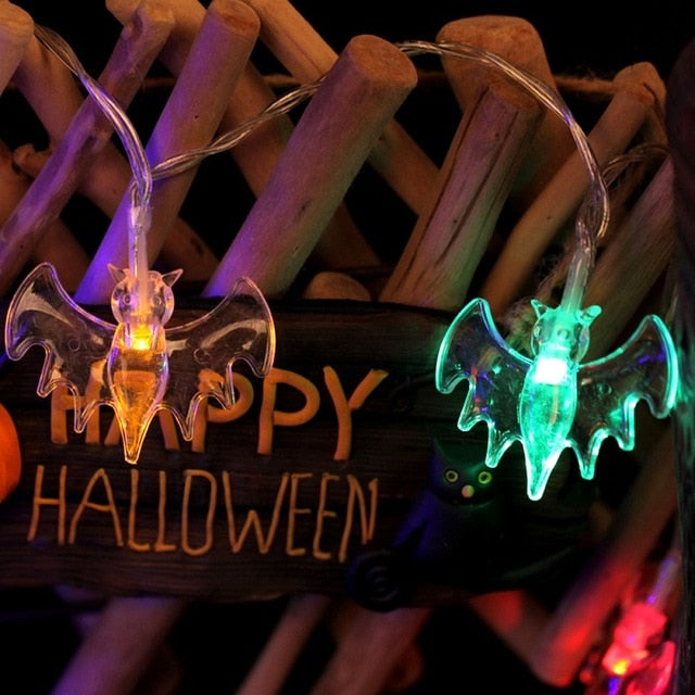 Scary Outdoor Halloween String Lights - BigBeryl