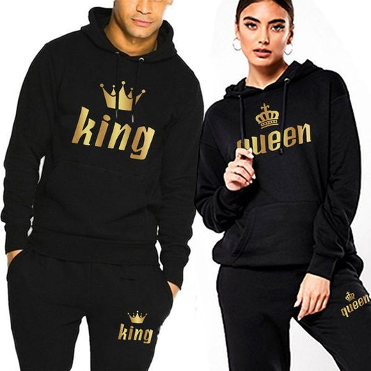 Matching Couple Tracksuits in 4 Colors - BigBeryl